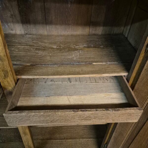 Kledingkast Kast Biedermeier 1800 Eiken - Afbeelding 16