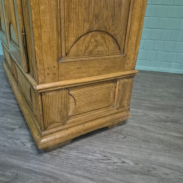 Kledingkast Kast Biedermeier 1800 Eiken - Afbeelding 9