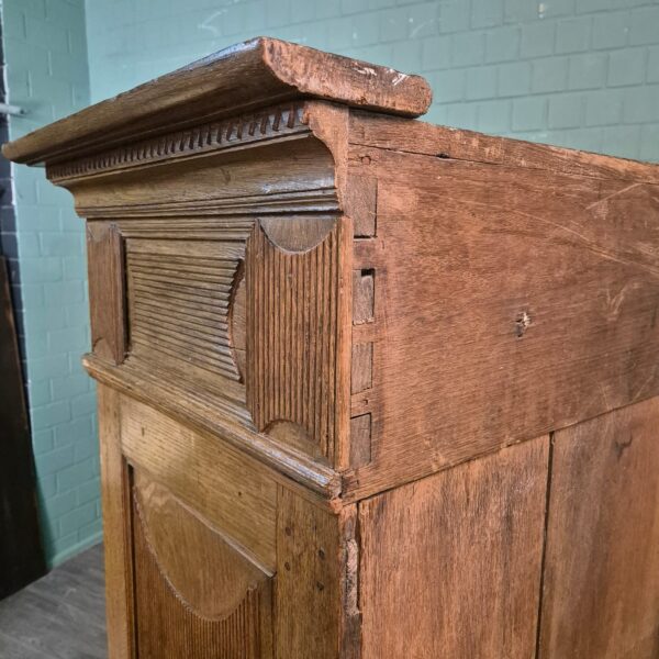 Kledingkast Kast Biedermeier 1800 Eiken - Afbeelding 20
