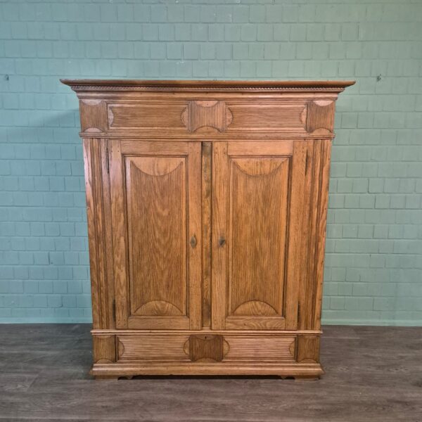 Kledingkast Kast Biedermeier 1800 Eiken - Afbeelding 2