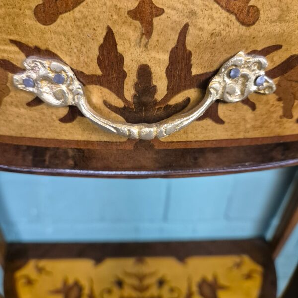 Wandtafel Console-tafel Neo-barok Noten - Afbeelding 5