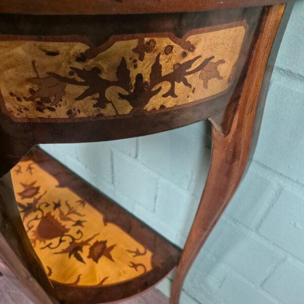 Wandtafel Console-tafel Neo-barok Noten - Afbeelding 7
