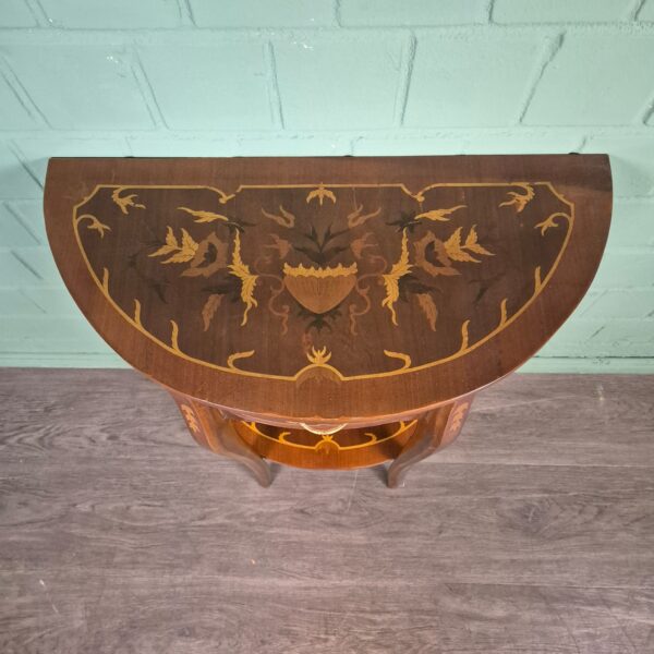 Wandtafel Console-tafel Neo-barok Noten - Afbeelding 2
