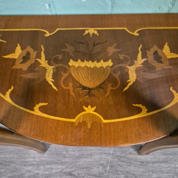 Wandtafel Console-tafel Neo-barok Noten - Afbeelding 4