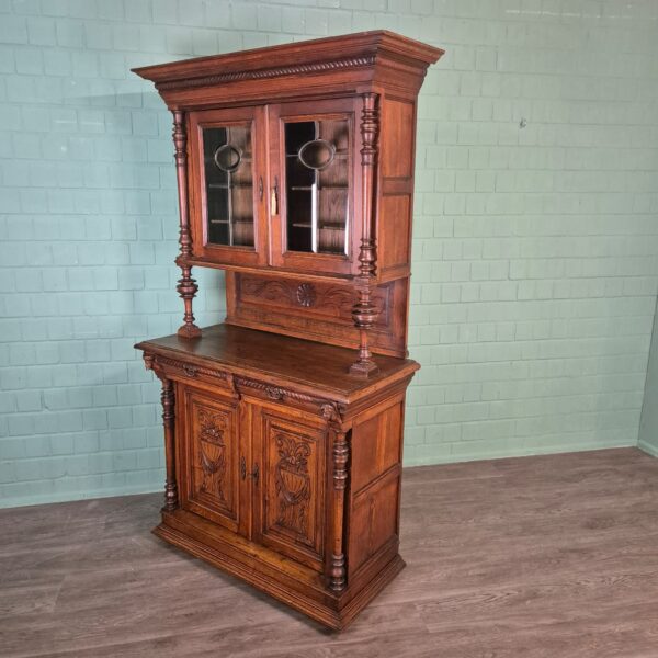 Buffetkast Kast Jugendstil 1900 Eiken - Afbeelding 3
