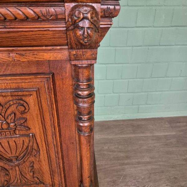 Buffetkast Kast Jugendstil 1900 Eiken - Afbeelding 11