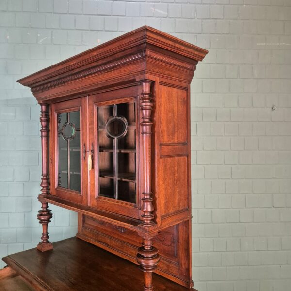 Buffetkast Kast Jugendstil 1900 Eiken - Afbeelding 18