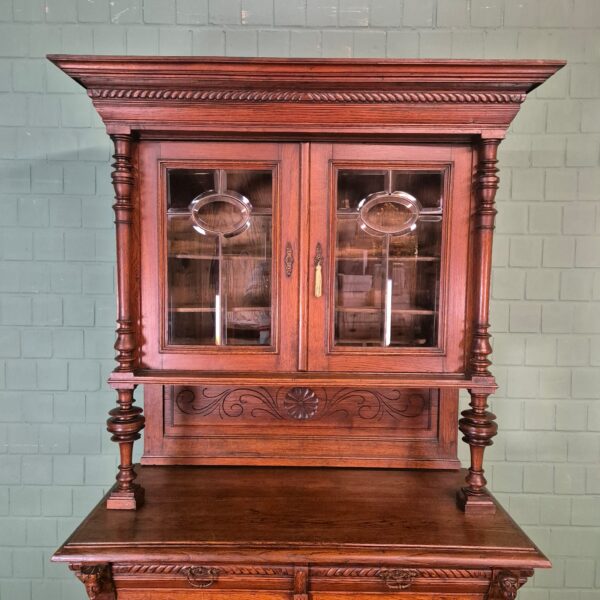 Buffetkast Kast Jugendstil 1900 Eiken - Afbeelding 17