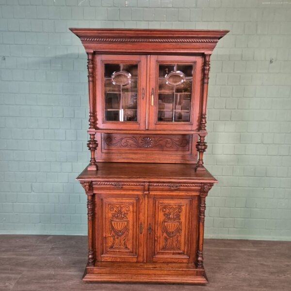 Buffetkast Kast Jugendstil 1900 Eiken - Afbeelding 2