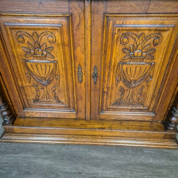 Buffetkast Kast Jugendstil 1900 Eiken - Afbeelding 8