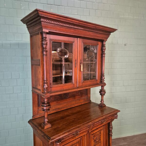 Buffetkast Kast Jugendstil 1900 Eiken - Afbeelding 4