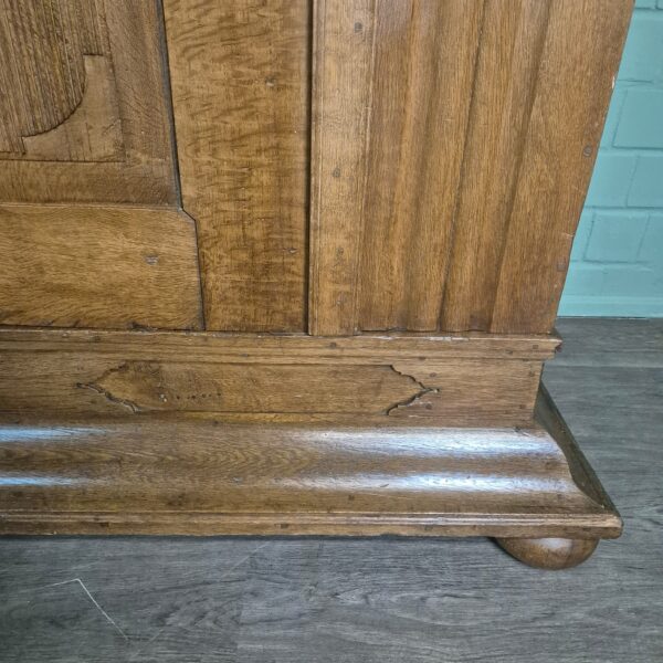 Kledingkast Kast Biedermeier 1800 Eiken - Afbeelding 6