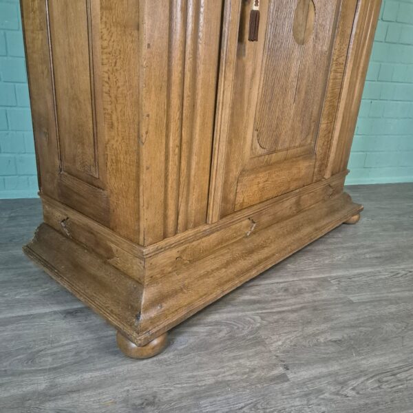 Kledingkast Kast Biedermeier 1800 Eiken - Afbeelding 5