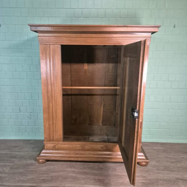 Kledingkast Kast Biedermeier 1800 Eiken - Afbeelding 12