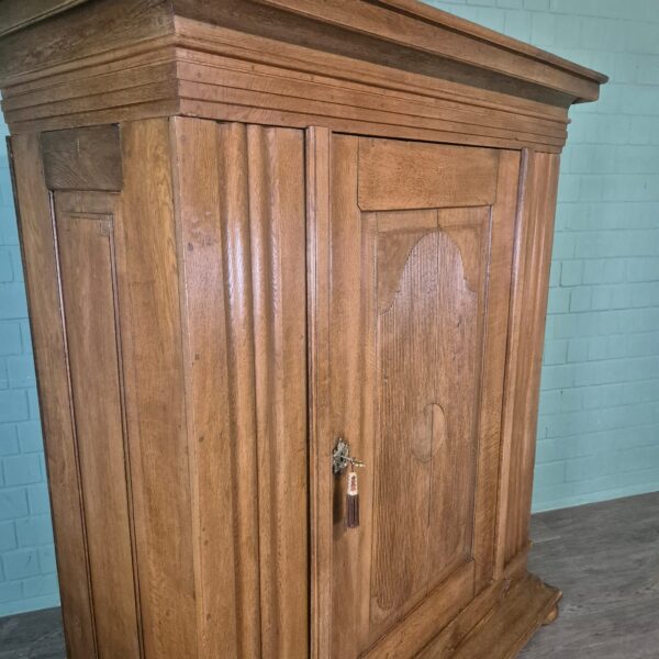 Kledingkast Kast Biedermeier 1800 Eiken - Afbeelding 4