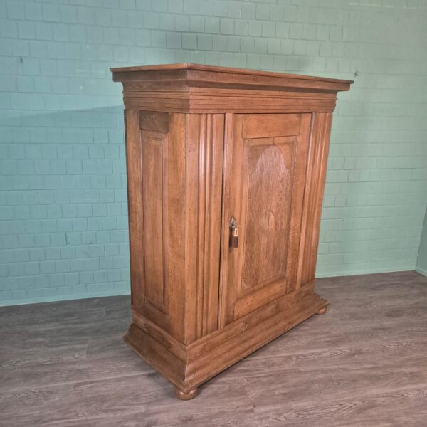 Kledingkast Kast Biedermeier 1800 Eiken
