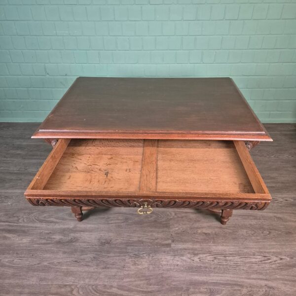 Eettafel Tafel Gründerzeit 1880 Eiken - Afbeelding 7