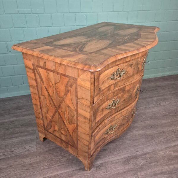 Barokcommode Commode Barok 1780 Noten - Afbeelding 3
