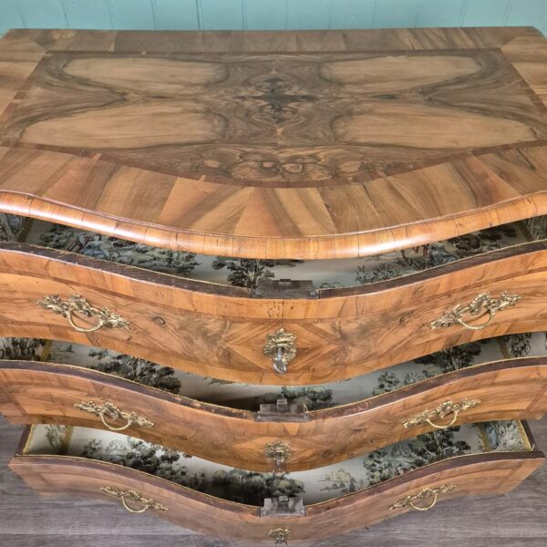 Barokcommode Commode Barok 1780 Noten - Afbeelding 12