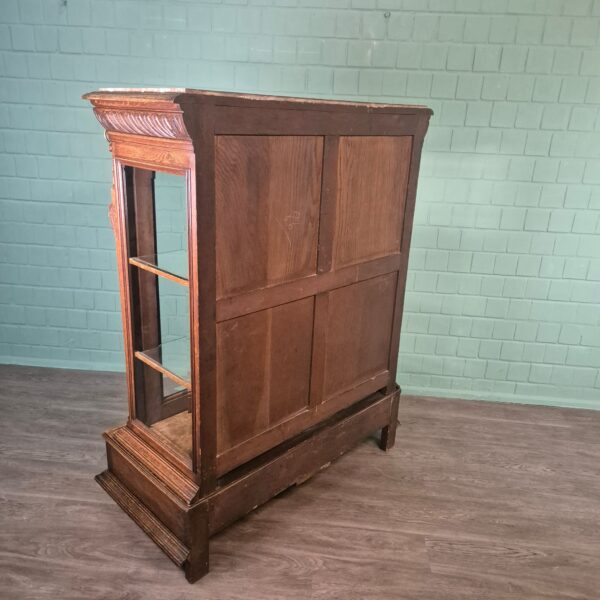 Vitrine Servieskast Gründerzeit 1880 Eiken - Afbeelding 21