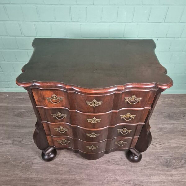 Commode Neo-barok 1900 Noten 0,80 m - Afbeelding 2