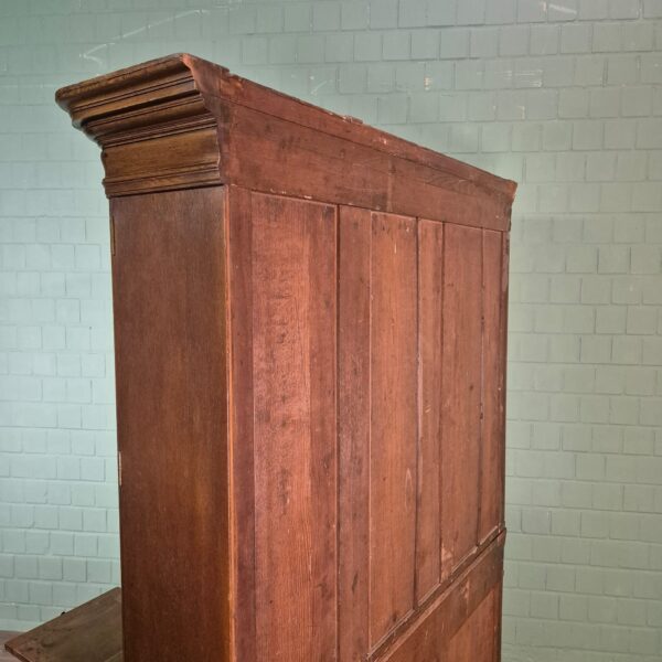 Vitrine Boekenkast Jugendstil 1900 Eiken - Afbeelding 22