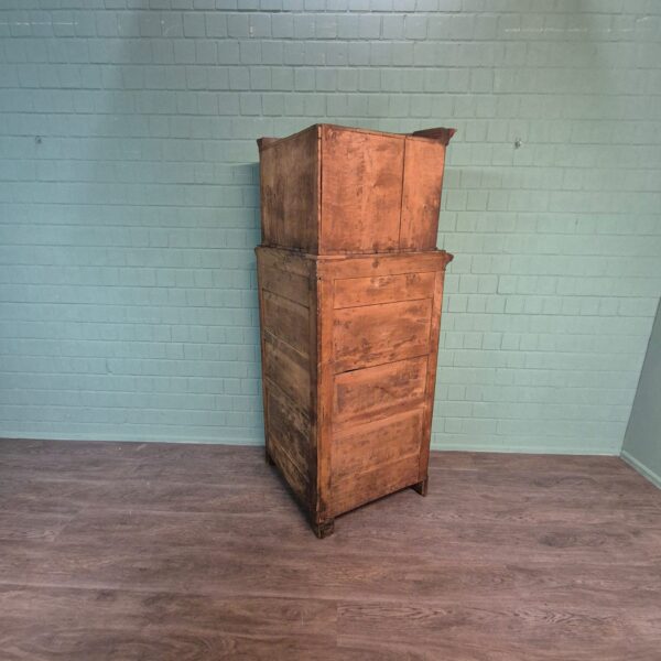 Hoekkast Biedermeier 1840 Mahonie - Afbeelding 26