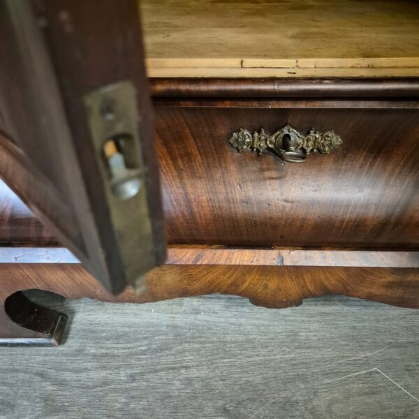 Hoekkast Biedermeier 1840 Mahonie - Afbeelding 16