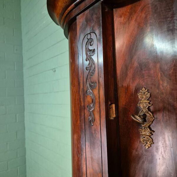 Hoekkast Biedermeier 1840 Mahonie - Afbeelding 4