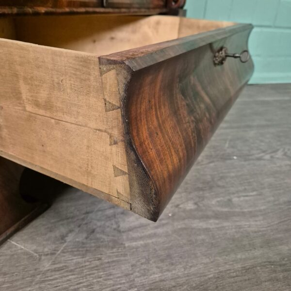 Hoekkast Biedermeier 1840 Mahonie - Afbeelding 24