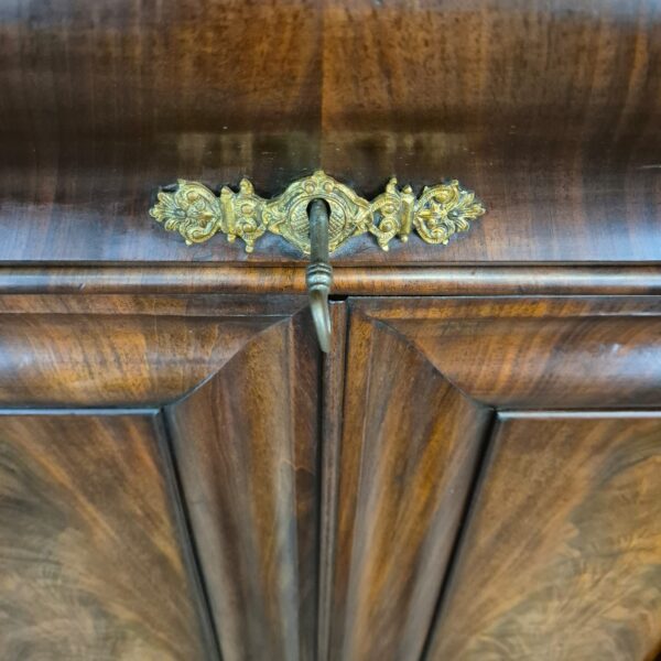 Hoekkast Biedermeier 1840 Mahonie - Afbeelding 10