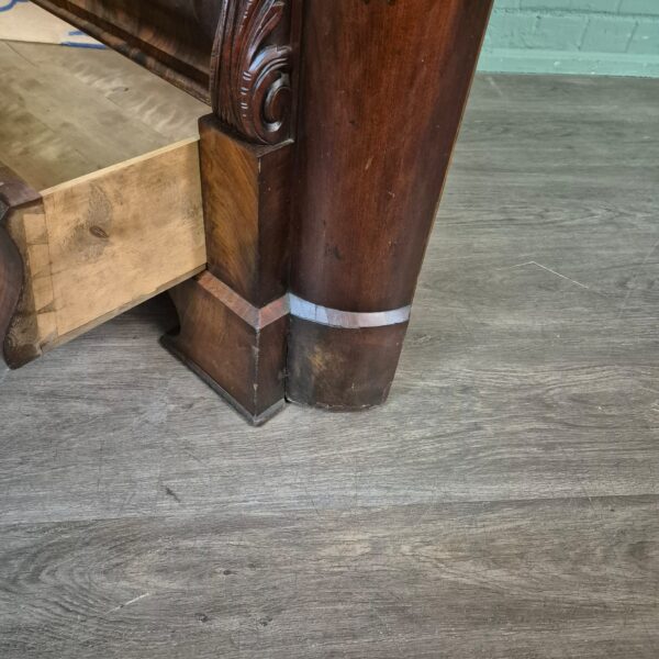 Hoekkast Biedermeier 1840 Mahonie - Afbeelding 25