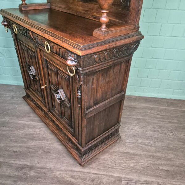 Buffetkast Kast Gründerzeit 1880 Eiken - Afbeelding 5