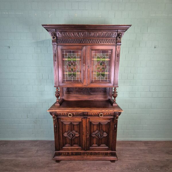 Buffetkast Kast Gründerzeit 1880 Eiken - Afbeelding 2