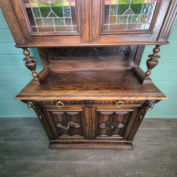 Buffetkast Kast Gründerzeit 1880 Eiken - Afbeelding 7