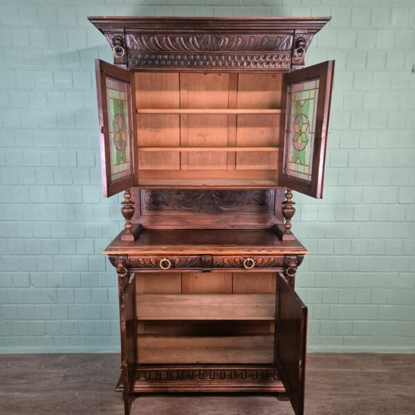 Buffetkast Kast Gründerzeit 1880 Eiken - Afbeelding 14