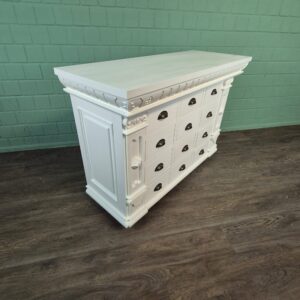 Apothekerskast Ladenkast Anna Teak 1,25 m