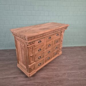 Apothekerskast Ladenkast Anna Teak 1,25 m