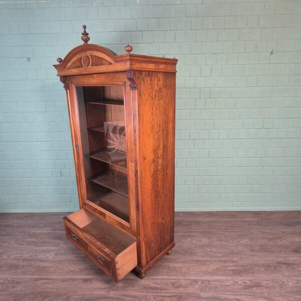 Vitrine Servieskast Jugendstil 1900 Noten - Afbeelding 8