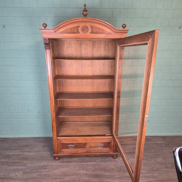 Vitrine Servieskast Jugendstil 1900 Noten - Afbeelding 6