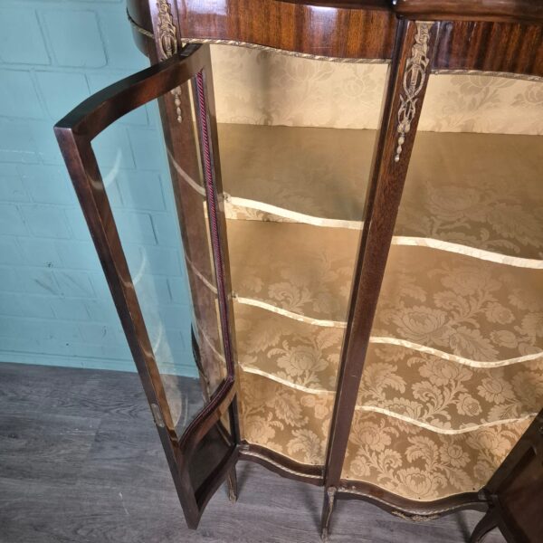 Vitrine Servieskast Neo-barok 1930 Mahonie - Afbeelding 14