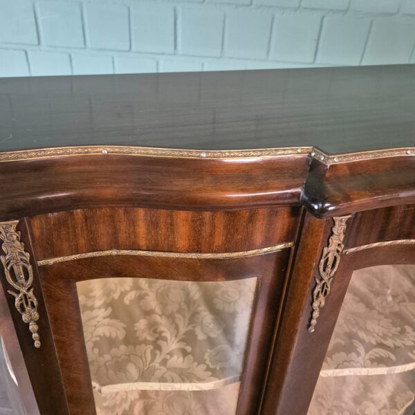 Vitrine Servieskast Neo-barok 1930 Mahonie - Afbeelding 10