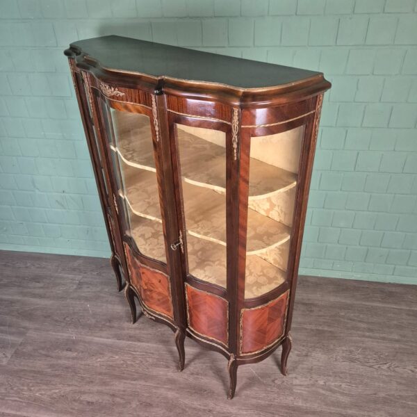 Vitrine Servieskast Neo-barok 1930 Mahonie - Afbeelding 4