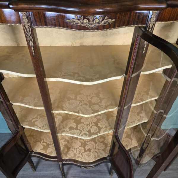 Vitrine Servieskast Neo-barok 1930 Mahonie - Afbeelding 15