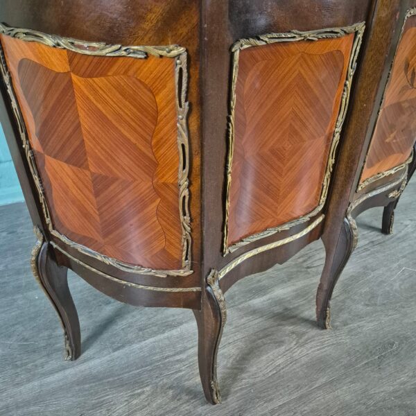 Vitrine Servieskast Neo-barok 1930 Mahonie - Afbeelding 9
