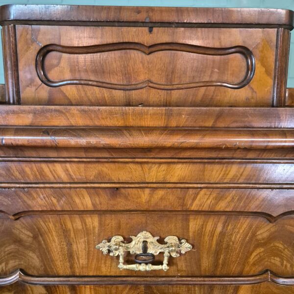 Secretaire Louis Philippe 1860 Mahonie - Afbeelding 7