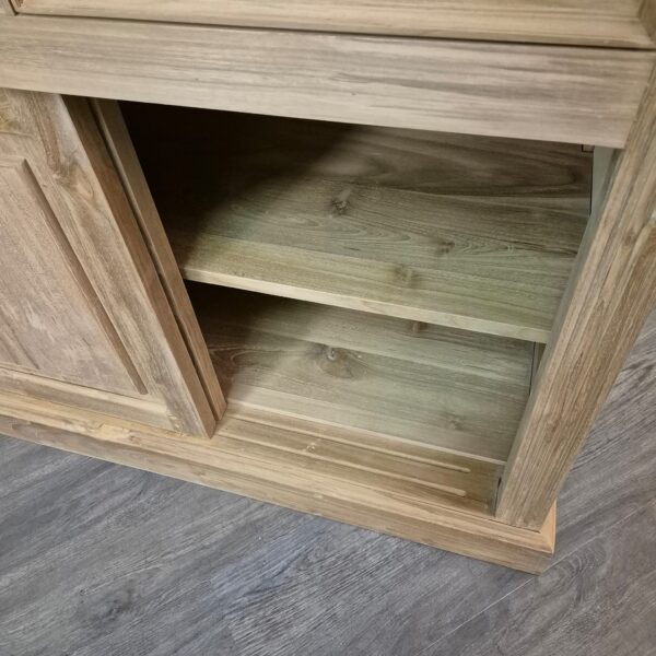 Vitrine Boekenkast Teak 2,20 m - Afbeelding 20