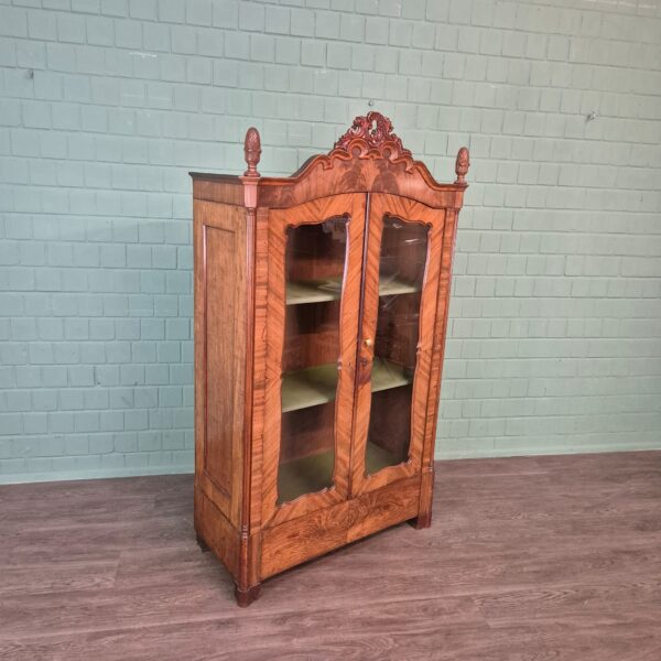 Vitrine Servieskast Louis Philippe 1860 Mahonie