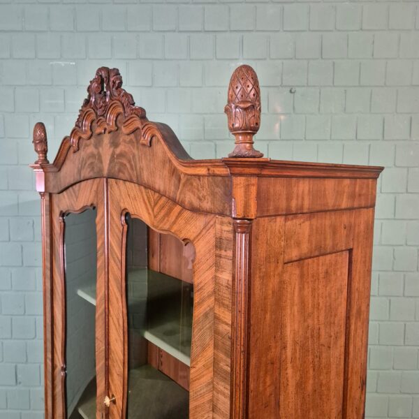 Vitrine Servieskast Louis Philippe 1860 Mahonie - Afbeelding 4