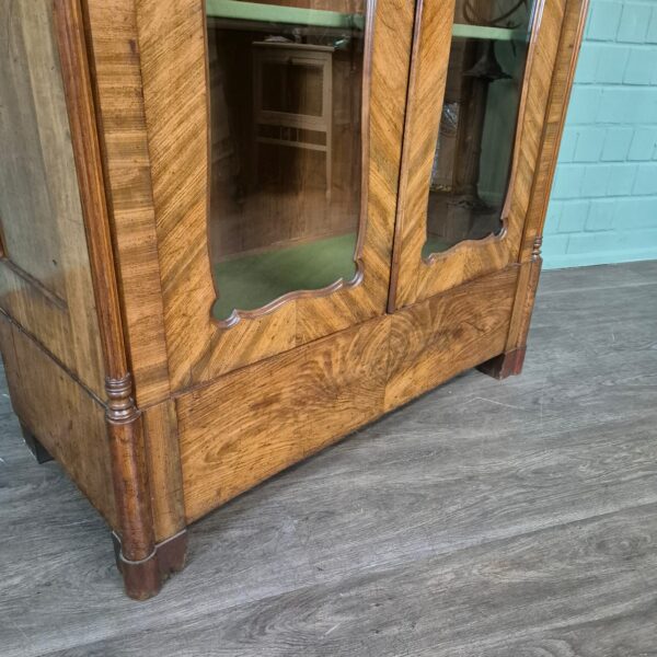 Vitrine Servieskast Louis Philippe 1860 Mahonie - Afbeelding 7